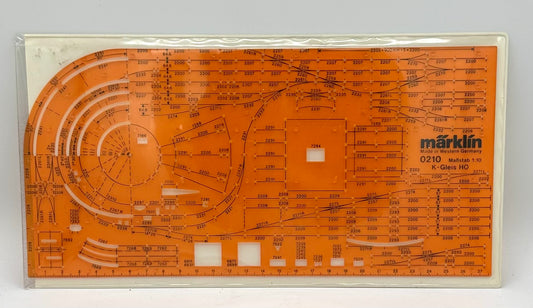 Marklin 0210 HO Scale K-Track Planning Stencil