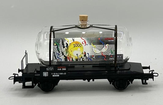Marklin 44529 Very Rare HO Scale Glass Tank Car Millennium 2000 Celebration