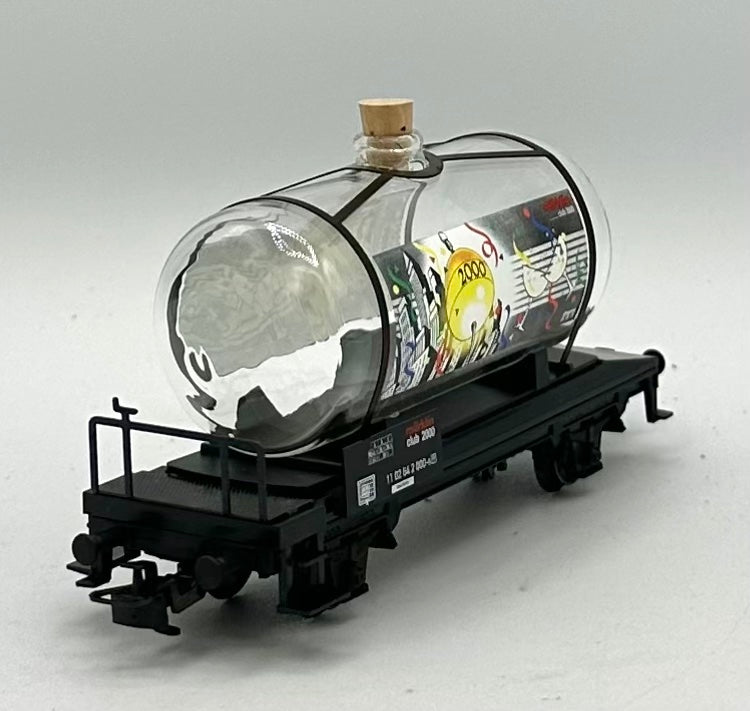 Marklin 44529 Very Rare HO Scale Glass Tank Car Millennium 2000 Celebration