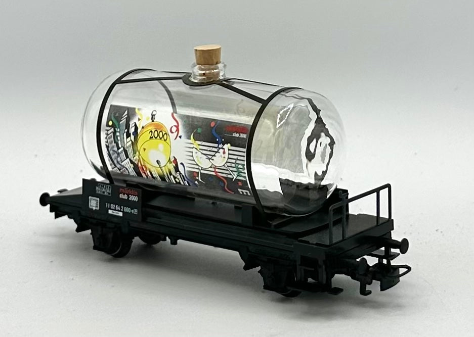 Marklin 44529 Very Rare HO Scale Glass Tank Car Millennium 2000 Celebration