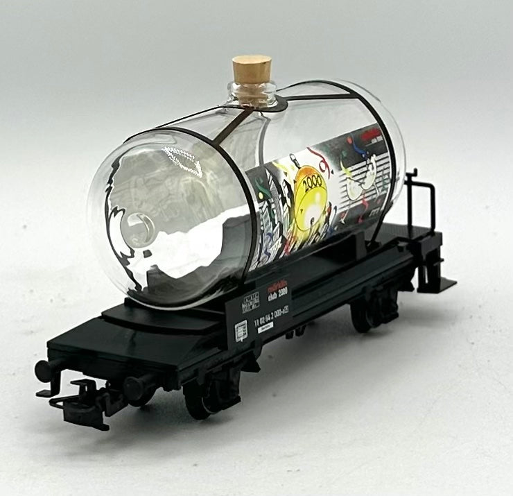 Marklin 44529 Very Rare HO Scale Glass Tank Car Millennium 2000 Celebration