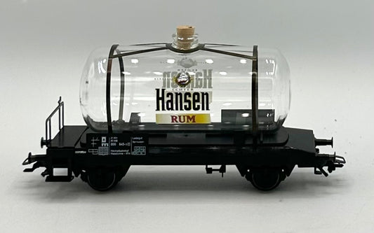 Marklin 94138 Very Rare Limited Edition HO Scale Wine Glass Tank Car " Hansen Rum"