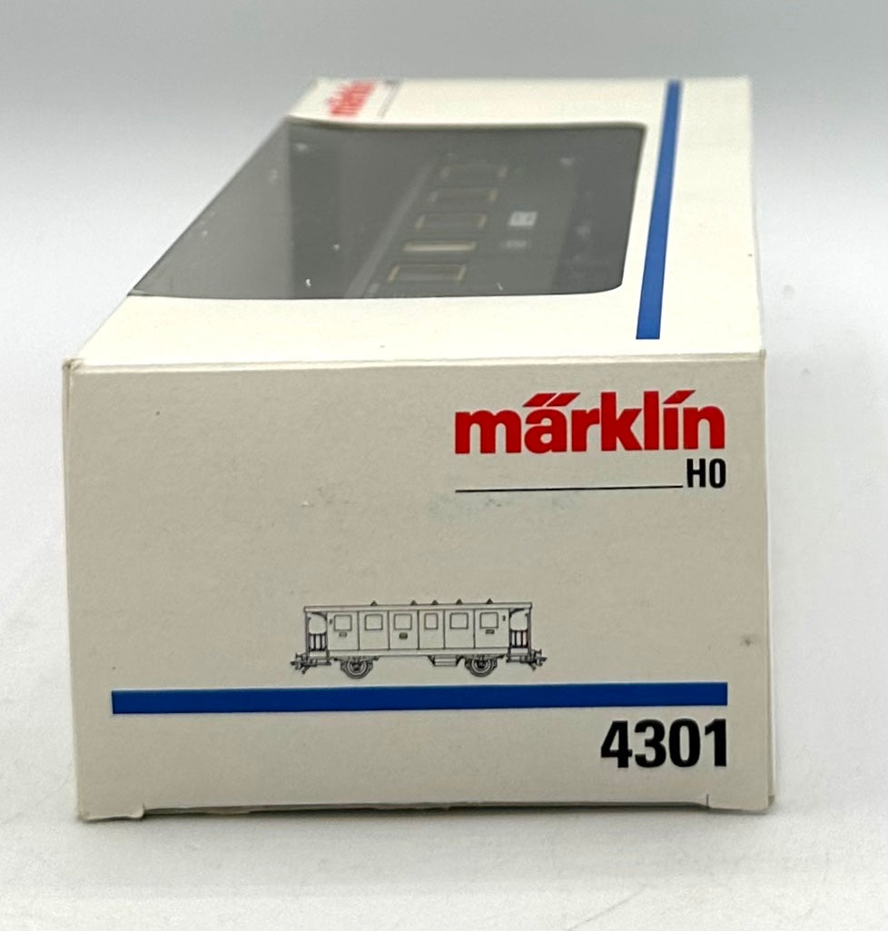 Marklin 4301 HO Scale DRG Bavarian 2nd Class Passenger Car