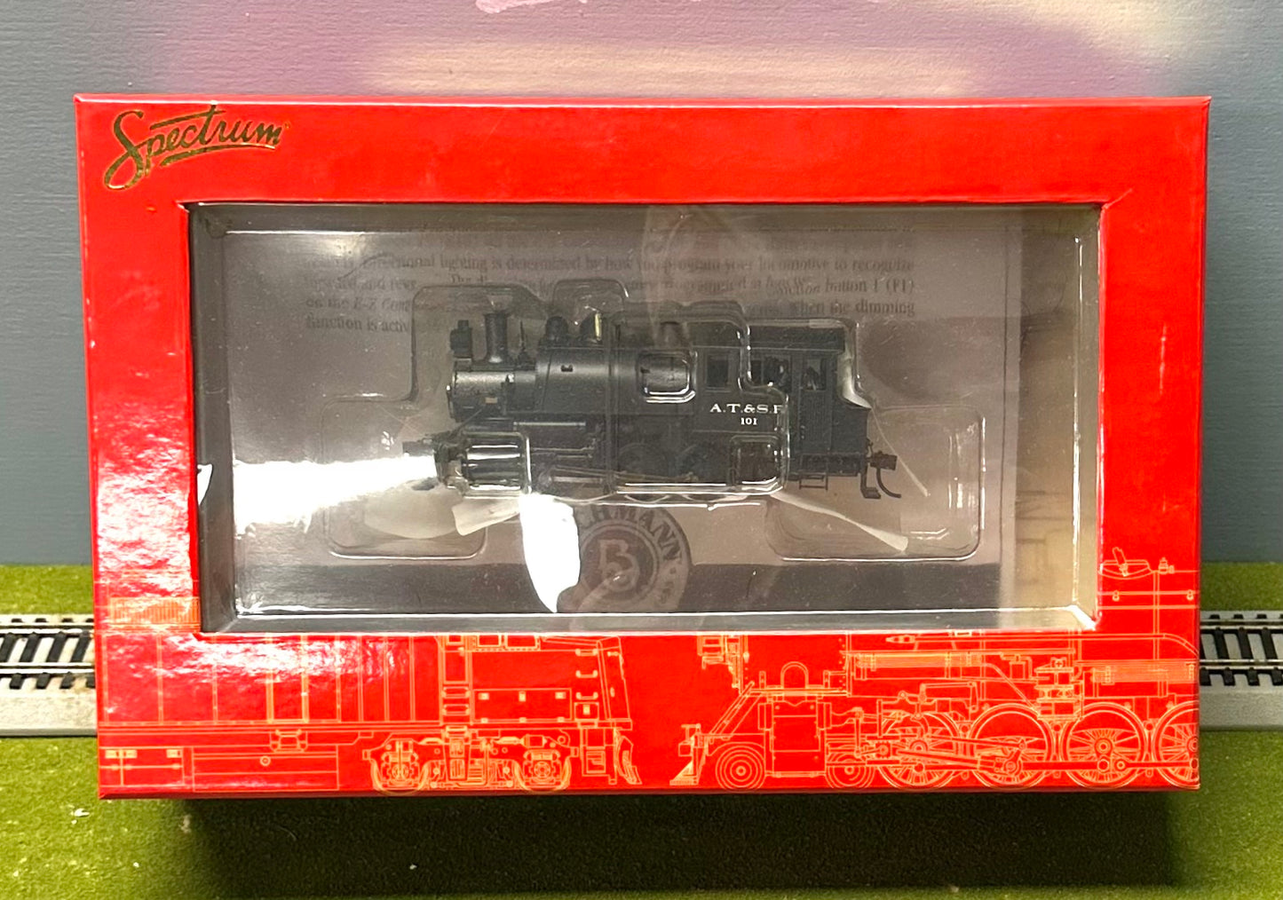 Spectrum 81812 HO Scale Saddle Tank Loco 0-6-0 AT&SF DCC Steam Locomotive