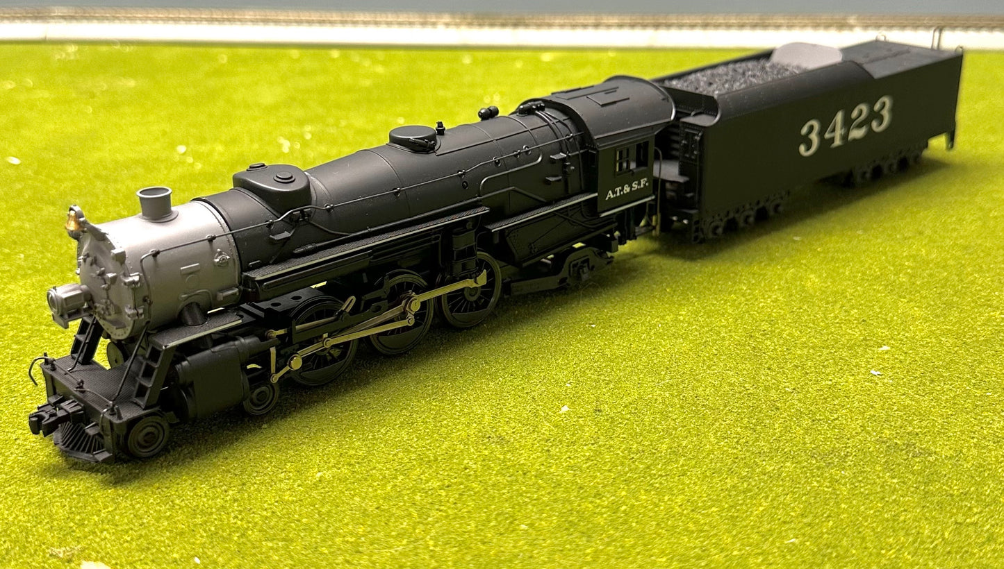 RivaRossi 5407 HO Scale 4-6-2 Heavy Pacific Santa Fe Steam Locomotive