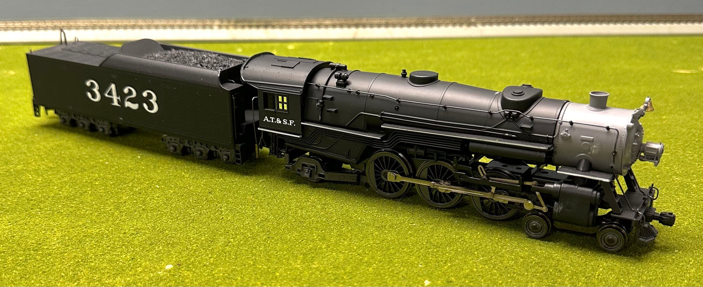 RivaRossi 5407 HO Scale 4-6-2 Heavy Pacific Santa Fe Steam Locomotive
