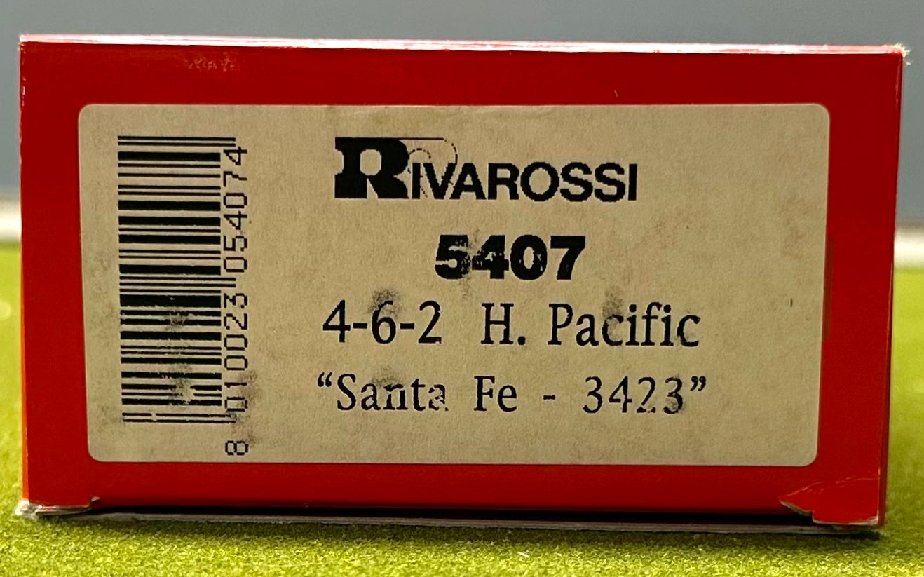 RivaRossi 5407 HO Scale 4-6-2 Heavy Pacific Santa Fe Steam Locomotive