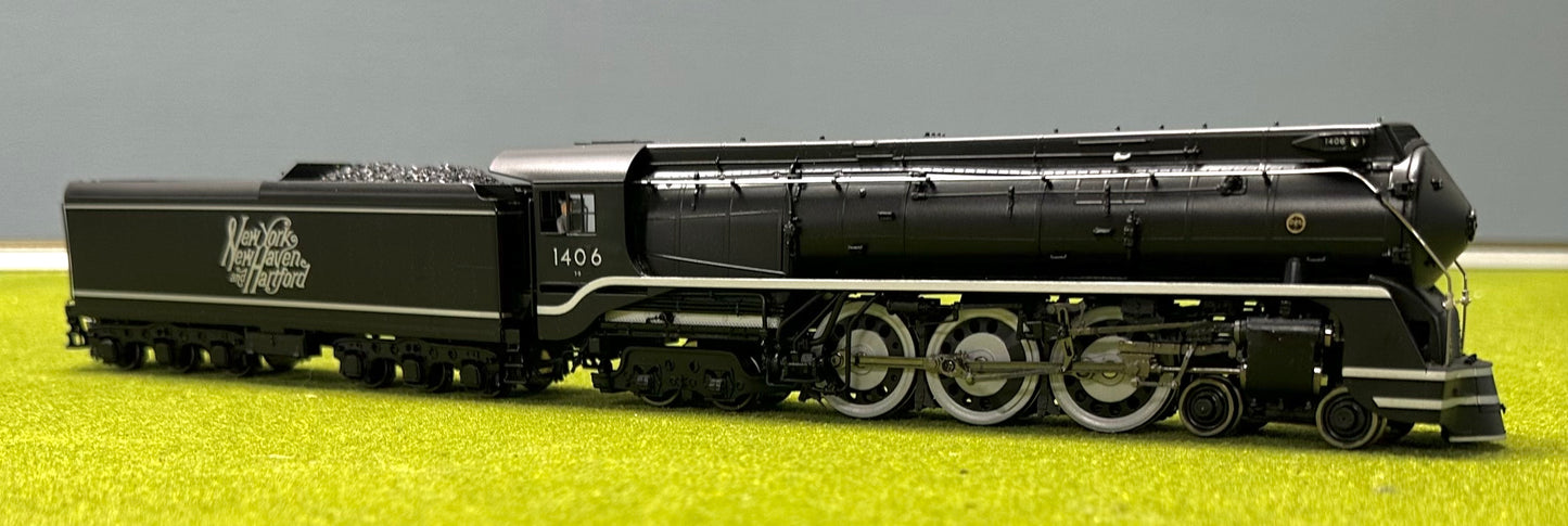 Broadway Hybrid 1282  Brass HO Scale New Haven I-5 4-6-4 DC/DCC Sound Steam Locomotive