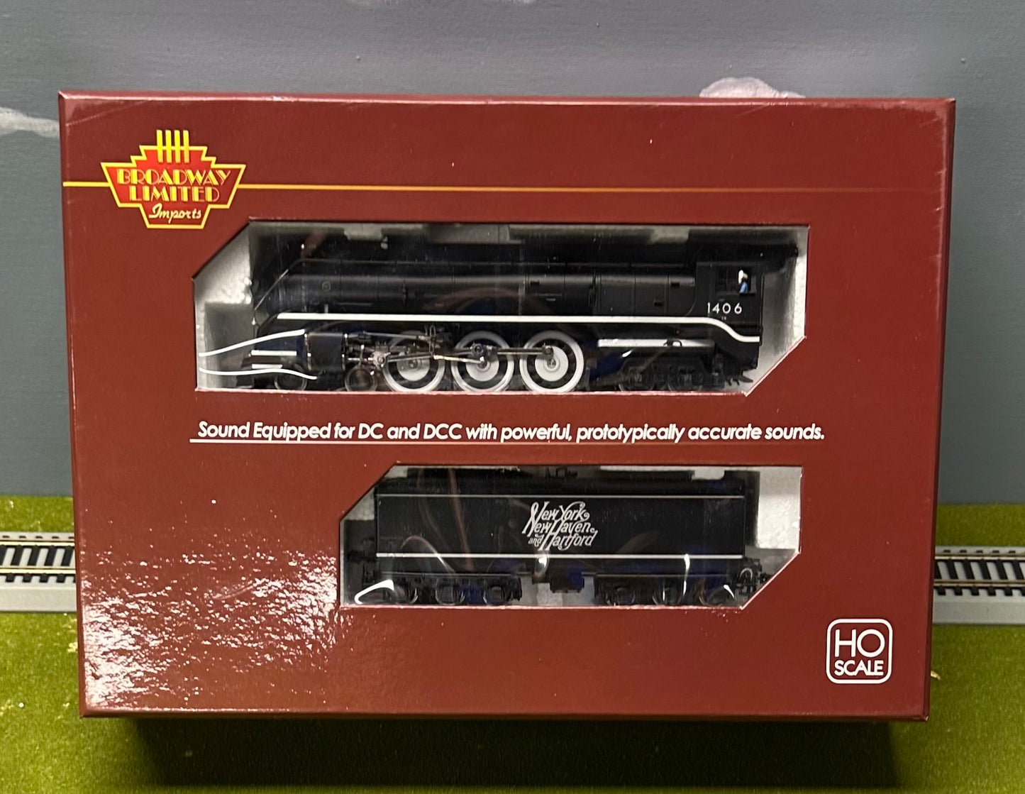 Broadway Hybrid 1282  Brass HO Scale New Haven I-5 4-6-4 DC/DCC Sound Steam Locomotive