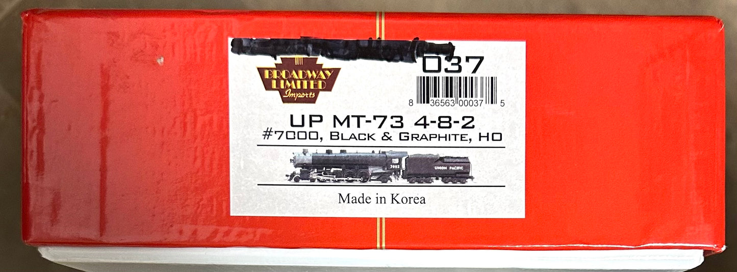 Broadway 037 HO Scale UP MT-73 4-8-2 Quantum Sound DCC, Steam Locomotive