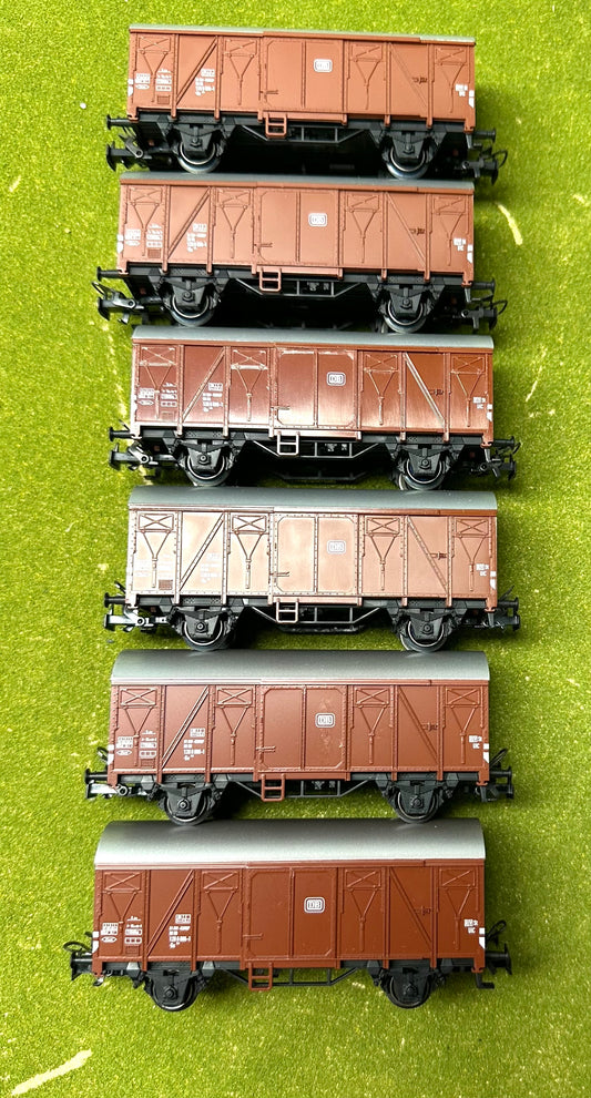 Marklin 4410 HO Scale DB Box Car 6pc