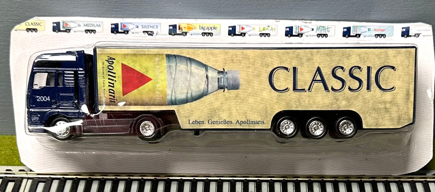 Apollinaris Classic Mineral Water (190mm-7.5") Man Container Semi Truck/Trailer