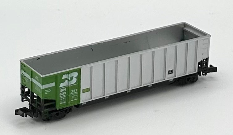 Deluxe Innovations N Scale Burlington Northern 14 Panel CoalPorter w/o Load BN533357