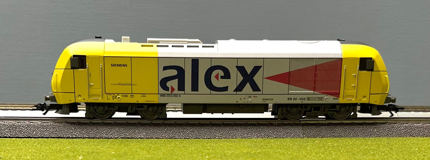 Marklin 36848 HO Analog 3-Rail AC Diesel Locomotive Alex ER20-002