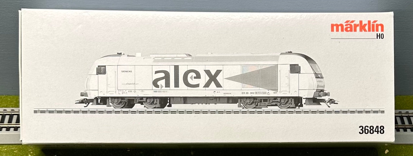 Marklin 36848 HO Analog 3-Rail AC Diesel Locomotive Alex ER20-002