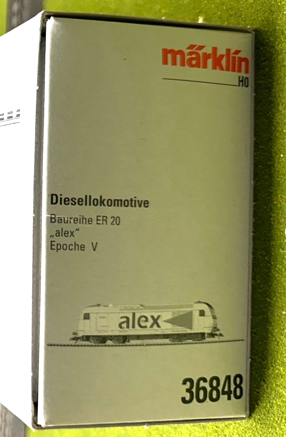 Marklin 36848 HO Analog 3-Rail AC Diesel Locomotive Alex ER20-002
