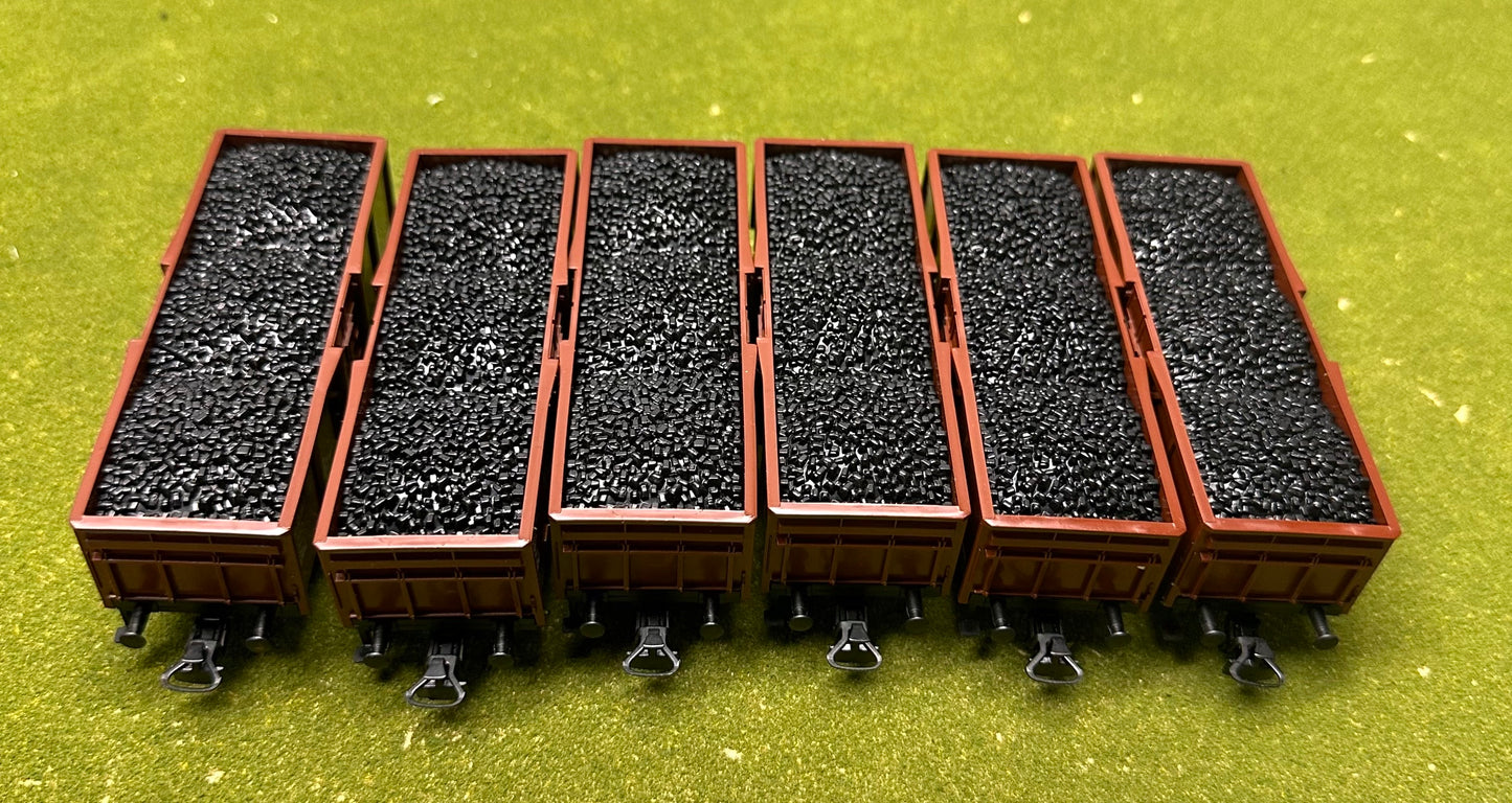 Marklin 4431 HO Scale DB Gondola with Coal Load 6pc