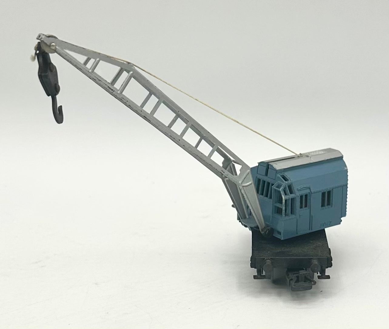 Marklin 4611 HO Scale All Metal Blue Wrecking Crane