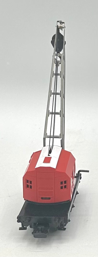 Marklin 4611 HO Scale All Metal Red/White Wrecking Crane