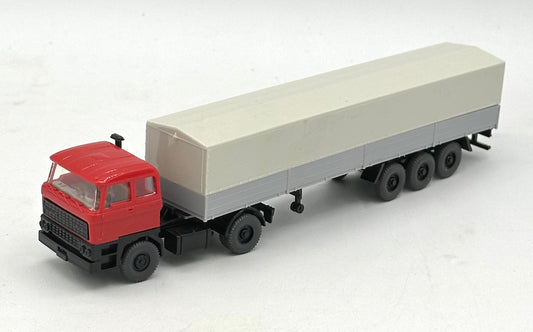 Wiking Ho Scale 10 wheel Delivery Truck and Trailer
