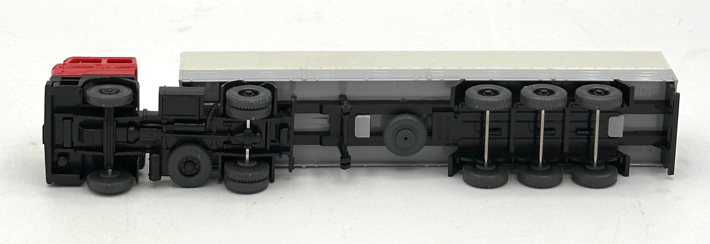 Wiking Ho Scale 10 wheel Delivery Truck and Trailer