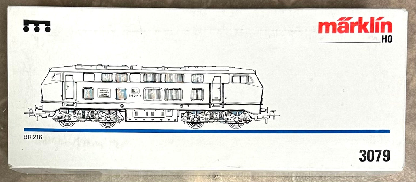 Marklin 3079 HO DB BR216 3-Rail Analog AC Diesel Locomotive