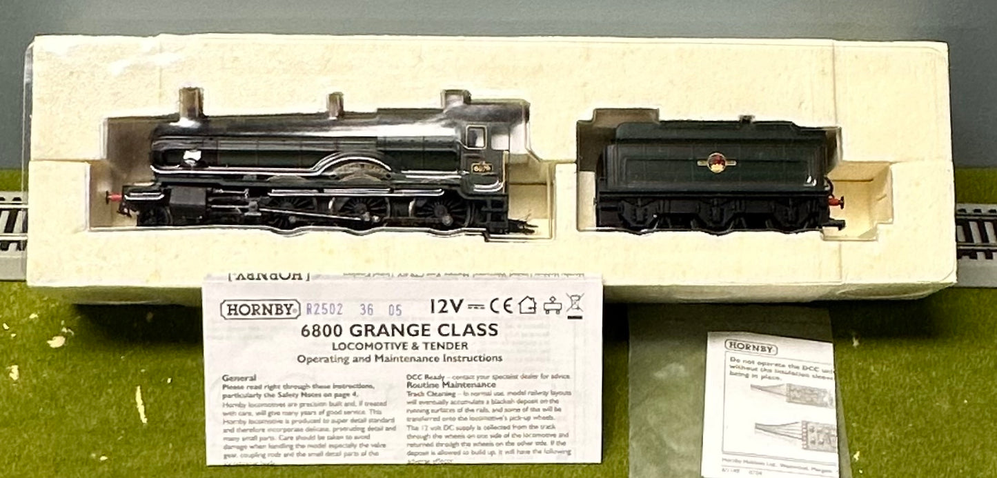 Hornby R2502 HO/OO BR 0-6-0 "Overton Grange" Steam Locomotive DCC Ready