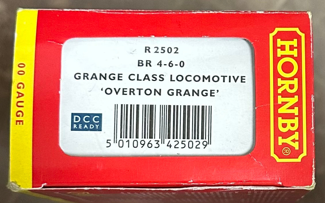 Hornby R2502 HO/OO BR 0-6-0 "Overton Grange" Steam Locomotive DCC Ready