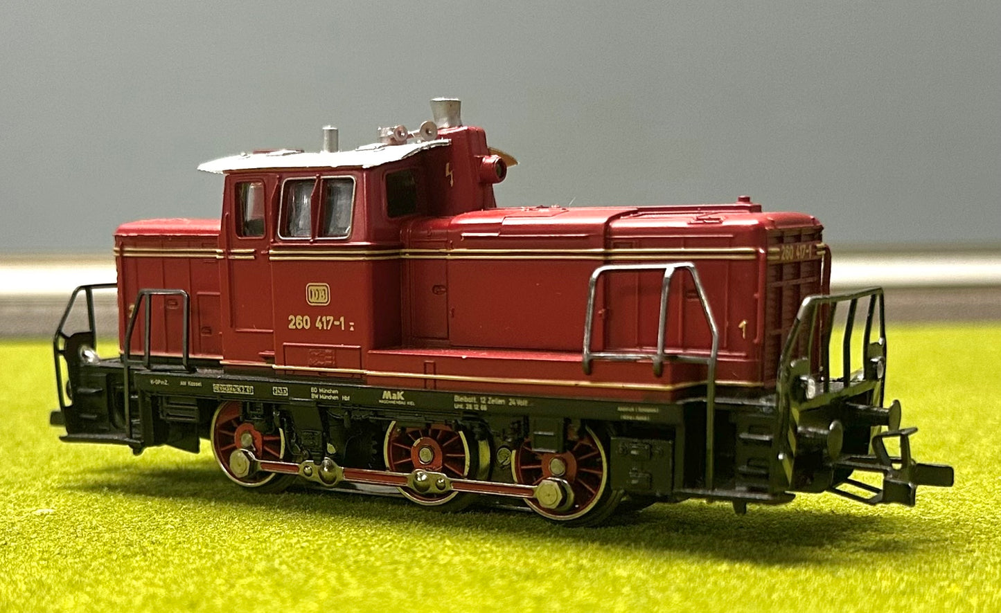 Marklin HO Rare Analog 3-Rail AC Diesel Locomotive. DB BR260 417-1