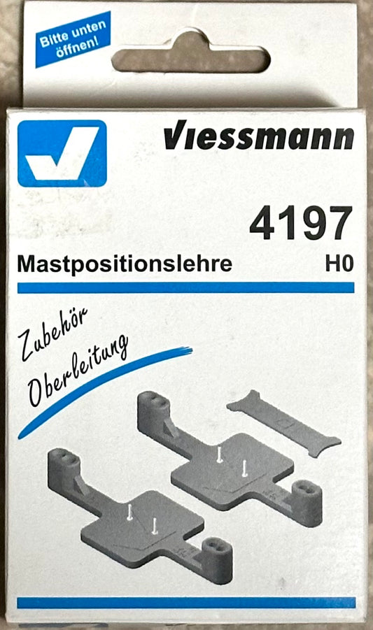 Viessmann HO 4197 Gauge Mast Pole Positioning Metal Shell