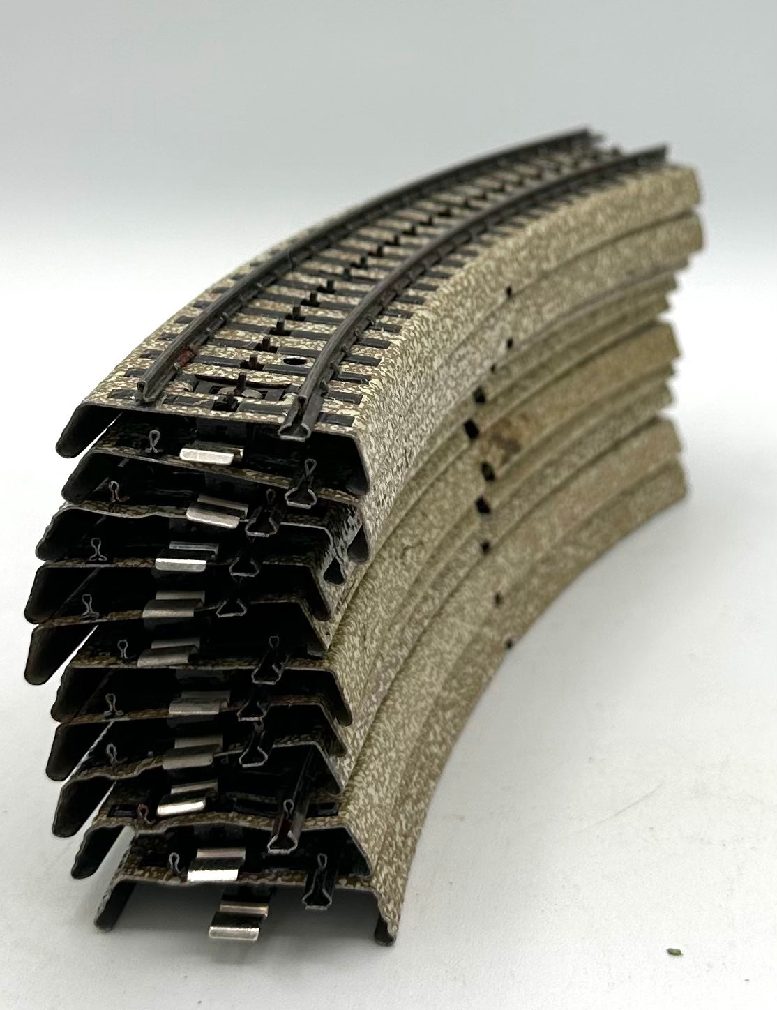 Marklin 5100 HO M Track Curved Track R14 3/16" x 45' (360mm)3-Rail AC 10pc