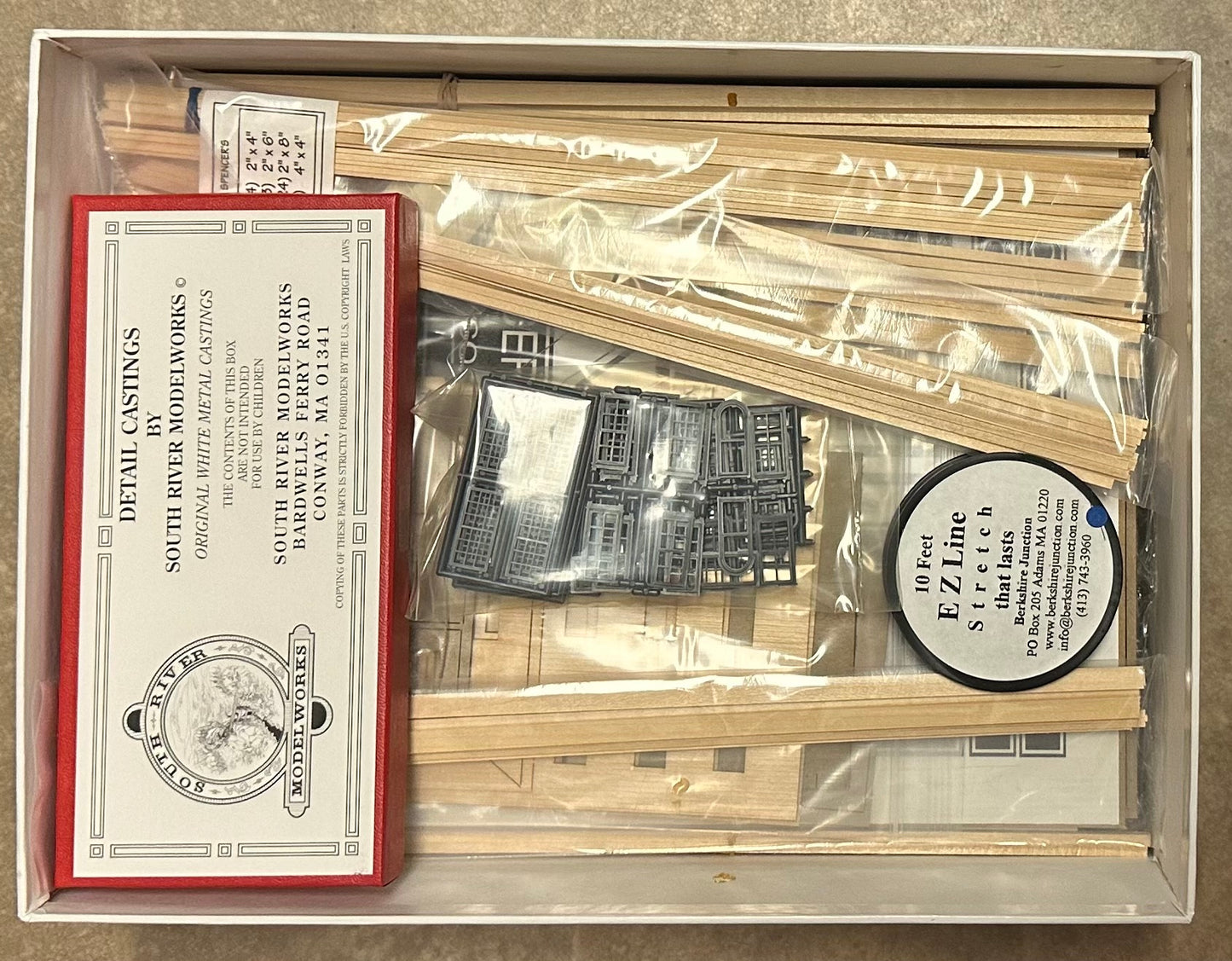 South River Modelworks HO Building Kit No. 310, Spencer Paper Box Co.