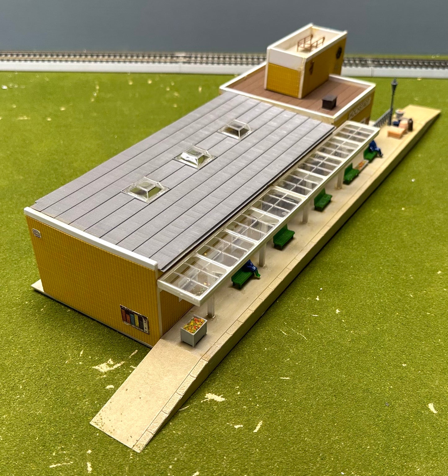 Vollmer HO 3540 Rhienburg Station Passenger Terminal , Fully Assembled