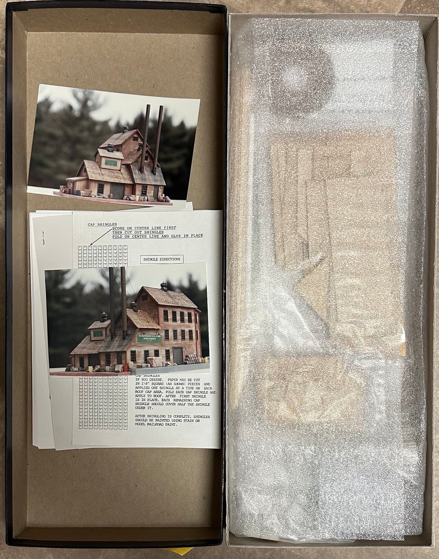 Micro-Scale Models Whitney's Glass Factory HO Building Kit No. 55101