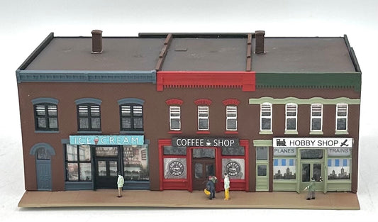 Walthers 933-3851 N Scale Merchants Row III Downtown New Lighted Diorama
