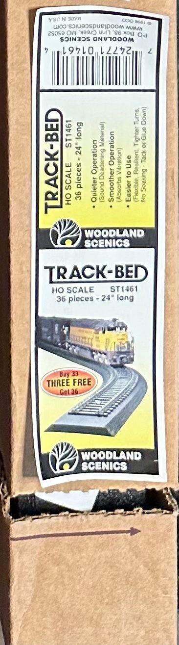Woodland Scenics HO Scale Track-Bed ST1461