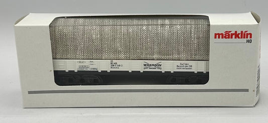 Marklin 94149 HO Scale "Wilkinson" Flat Car With Canvas Fabric Cover