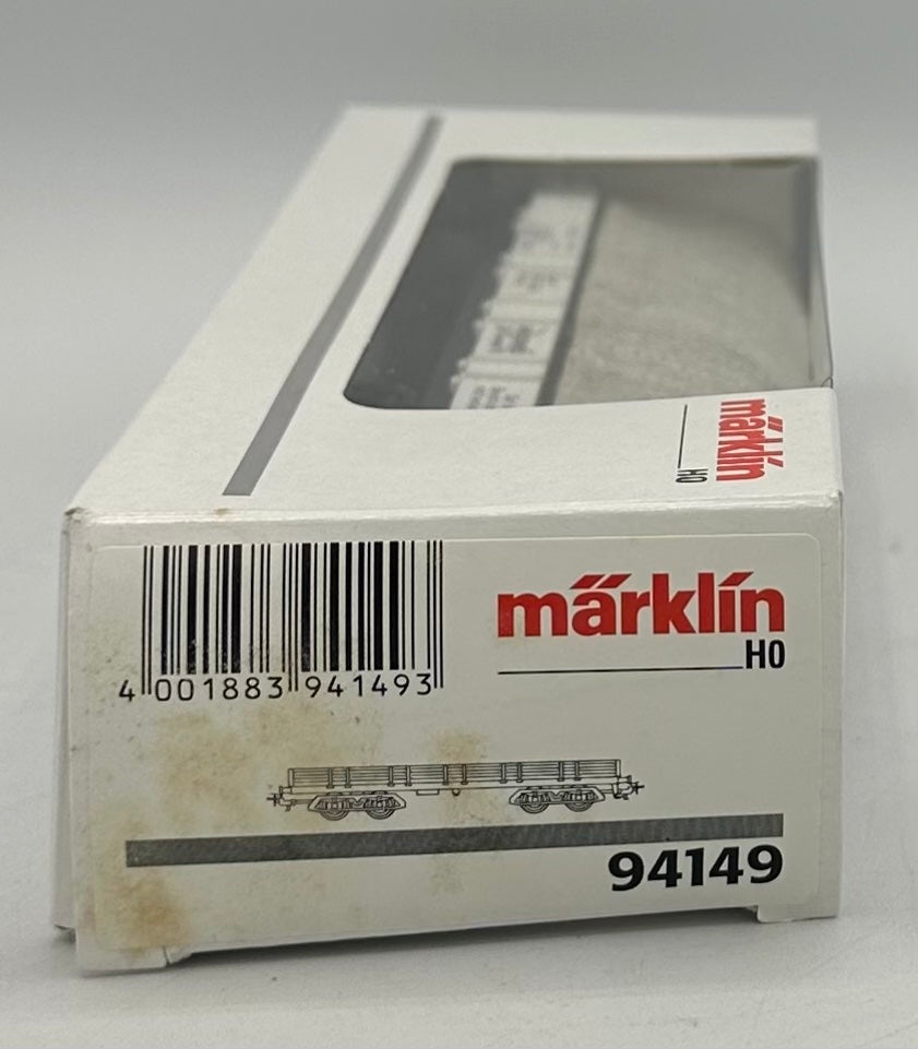 Marklin 94149 HO Scale "Wilkinson" Flat Car With Canvas Fabric Cover