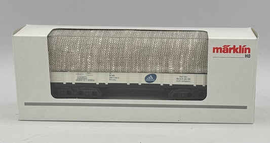 Marklin 94149 HO Scale "Adidas" Flat Car With Canvas Fabric Cover