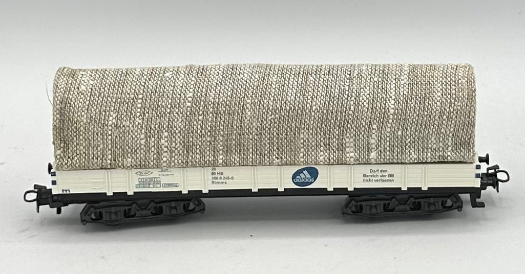 Marklin 94149 HO Scale "Adidas" Flat Car With Canvas Fabric Cover
