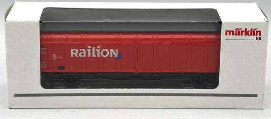 Marklin 00757-10 HO Scale DB Railion Sliding Wall Box Car