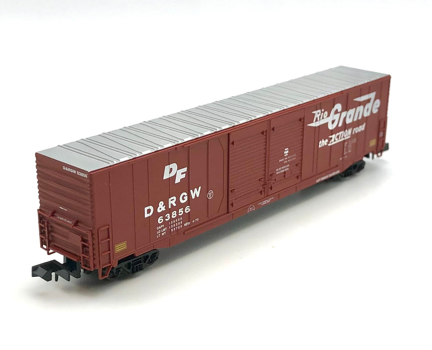 Atlas N Scale 36822 Denver & Rio Grande N ACF 60' Double Door Boxcar