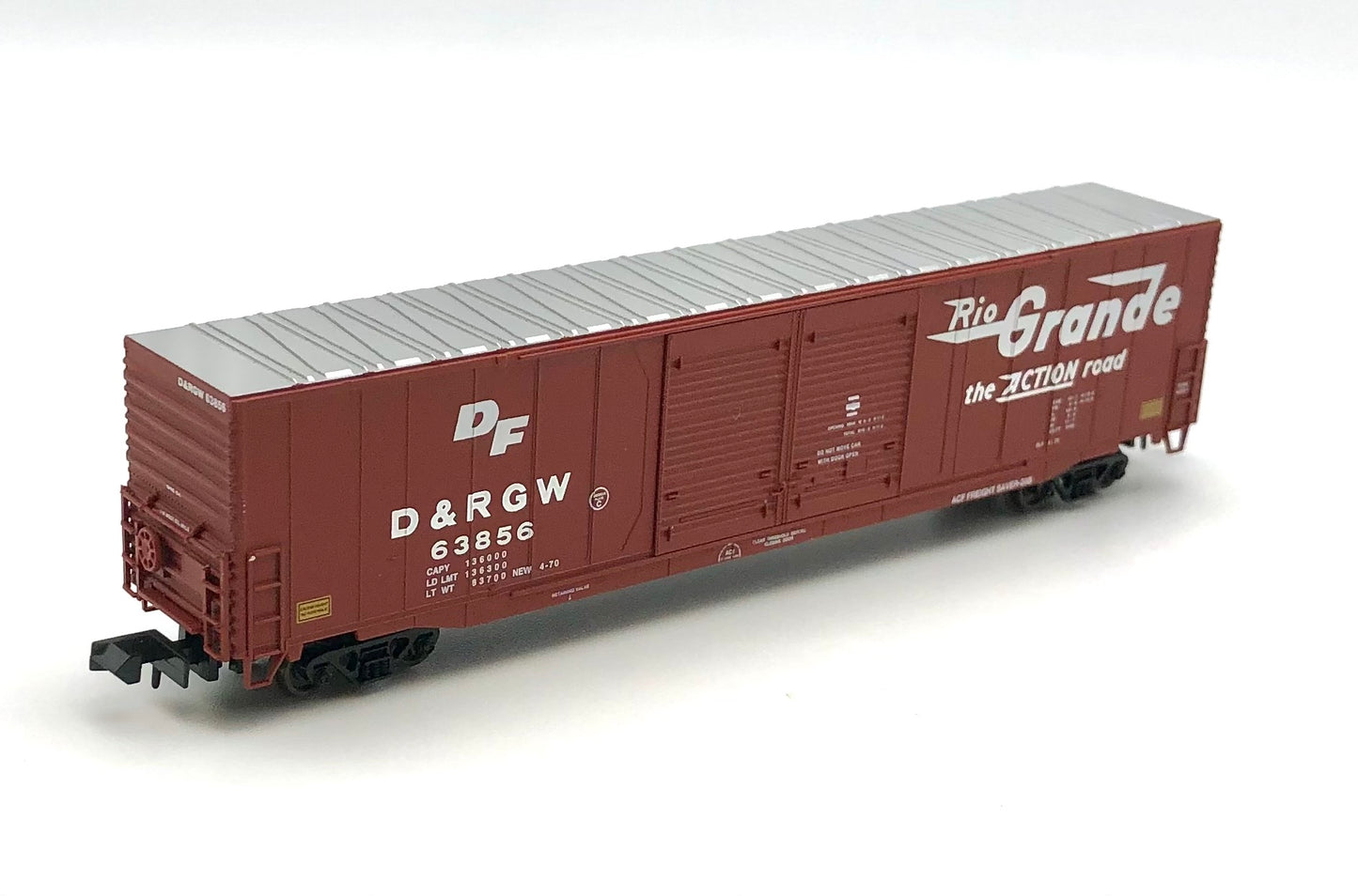 Atlas N Scale 36822 Denver & Rio Grande N ACF 60' Double Door Boxcar