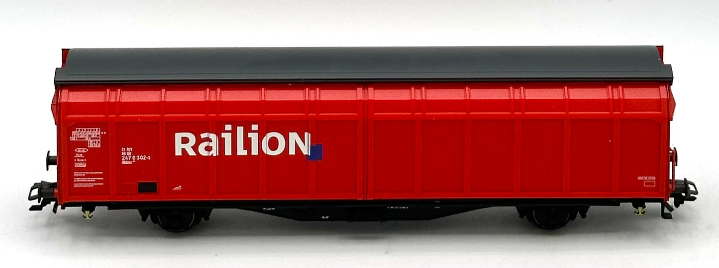 Marklin 00757-08 HO Scale DB Railion Sliding Wall Box Car
