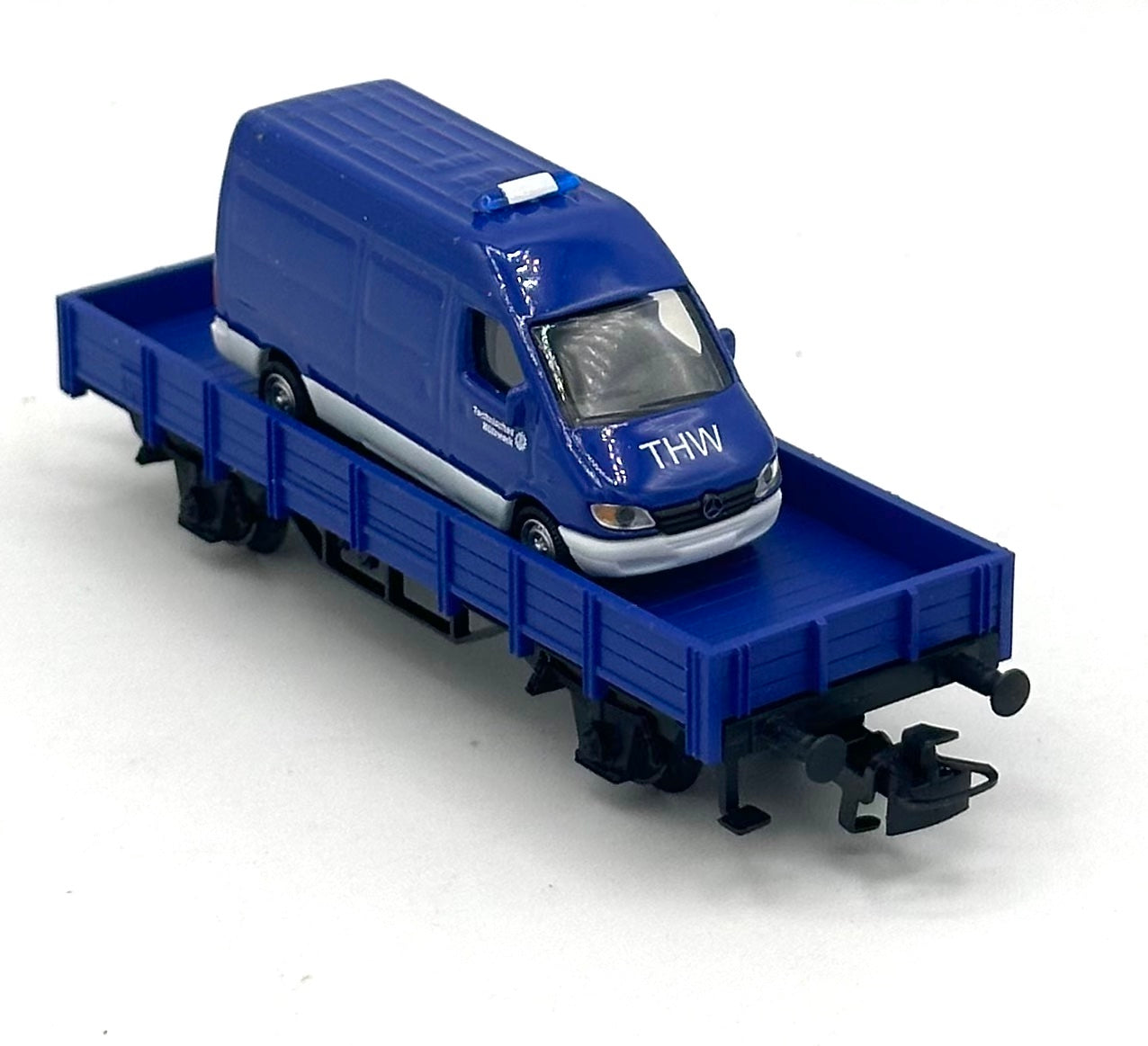 Marklin 00758-09 HO Scale DB Kbs-Series Flat Car W/ Mercedes -Benz Sprinter Load