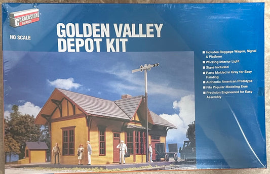 Walthers 933-3532 HO Scale Golden Valley Depot Kit