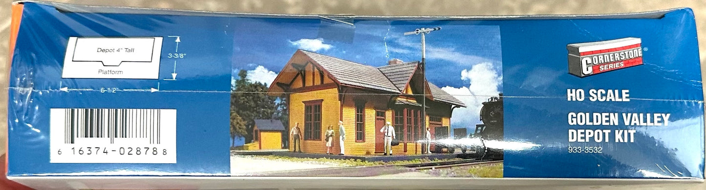 Walthers 933-3532 HO Scale Golden Valley Depot Kit