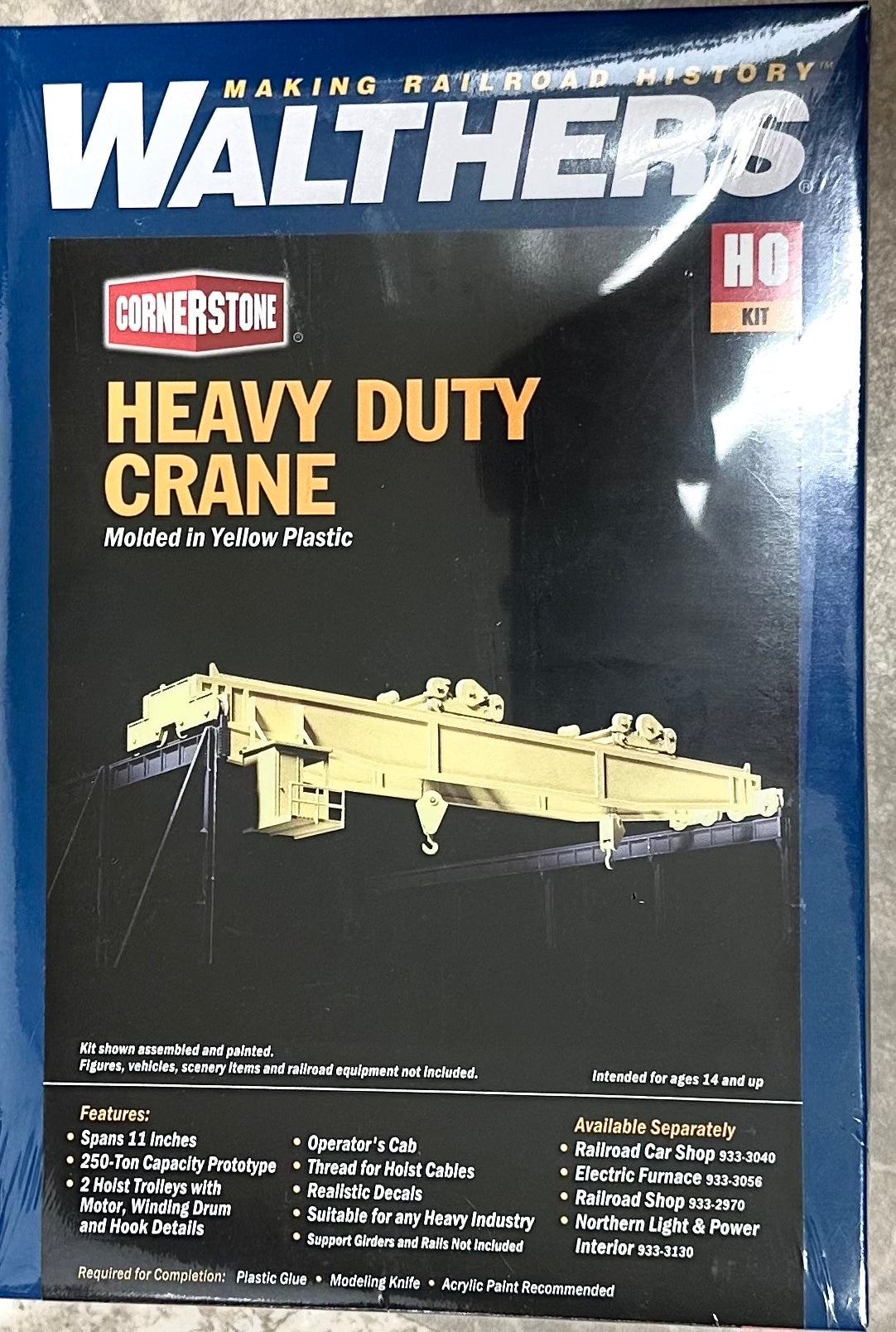 Walthers 933-3150 HO Scale Heavy Duty Crane Kit