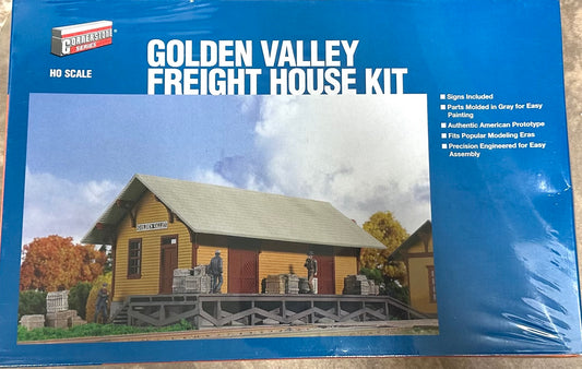 Walthers 933-3533 HO Scale Golden Valley Freight House Kit