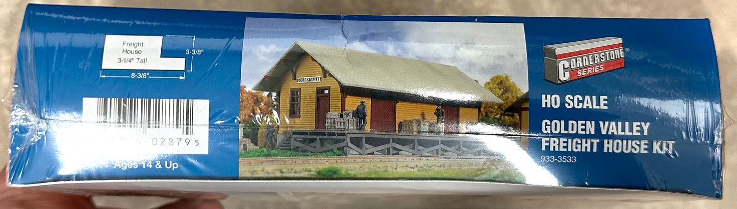 Walthers 933-3533 HO Scale Golden Valley Freight House Kit